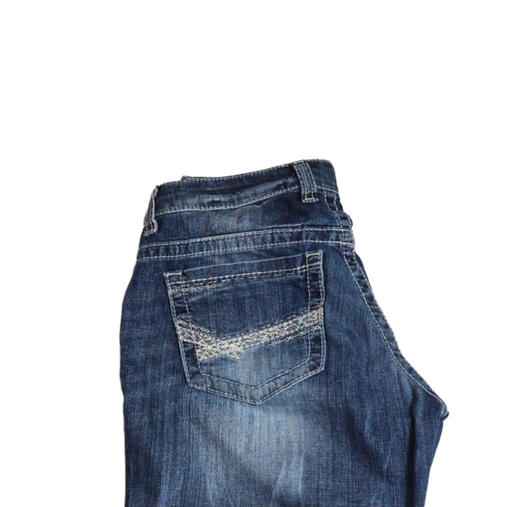 BKE Womens Distressed Jeans Size 26 Medium Wash Stretch Denim - Picture 5 of 7